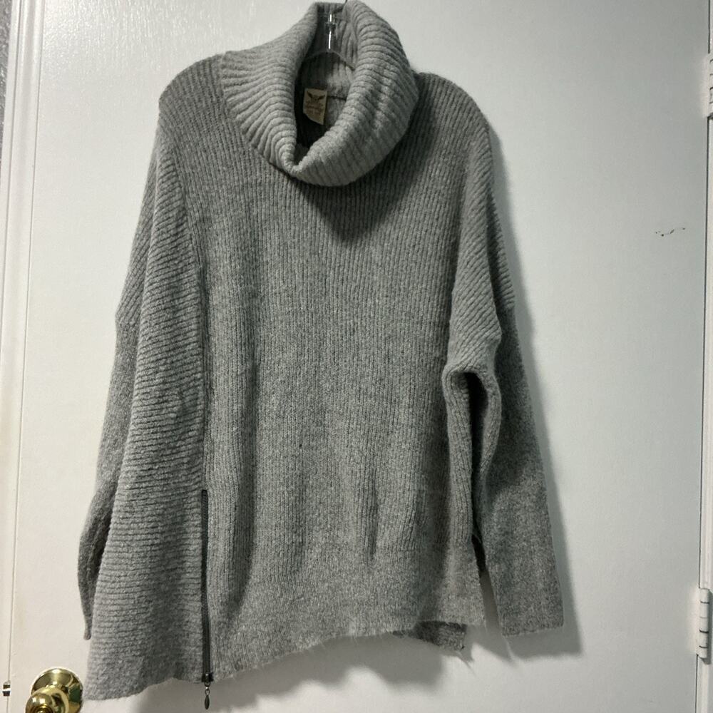 Faded Glory women's XXL (20)grey cowl neck sweater. Comfy and Cozy 3845